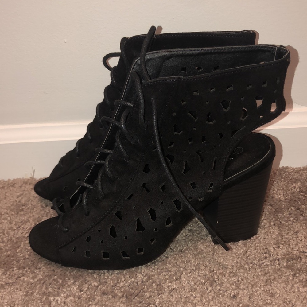 Lace Up Wedges